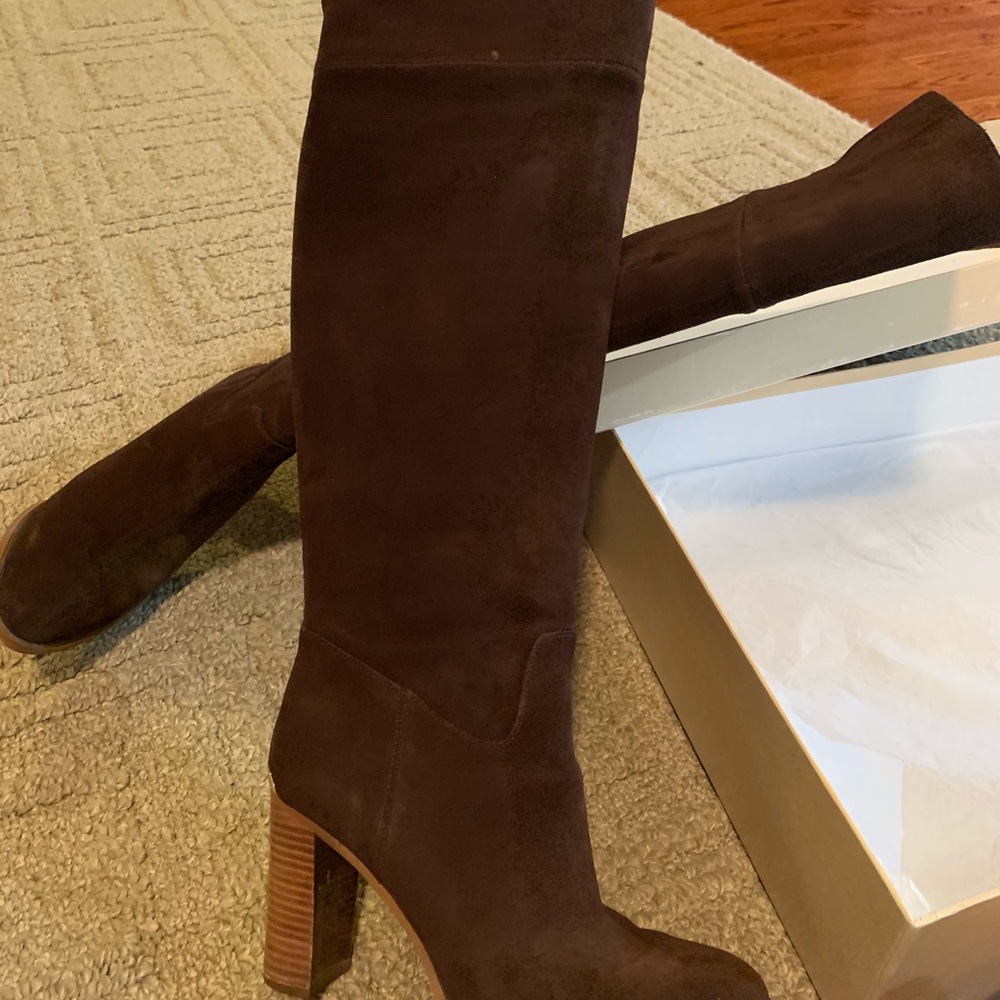 Michael Kors brown suede boot